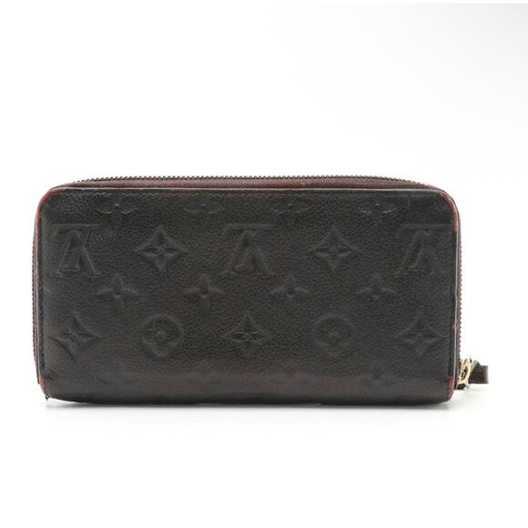 Louis Vuitton Empreinte Leather Black Zip Around Wallet — Monogram Embossed - Picture 3 of 11
